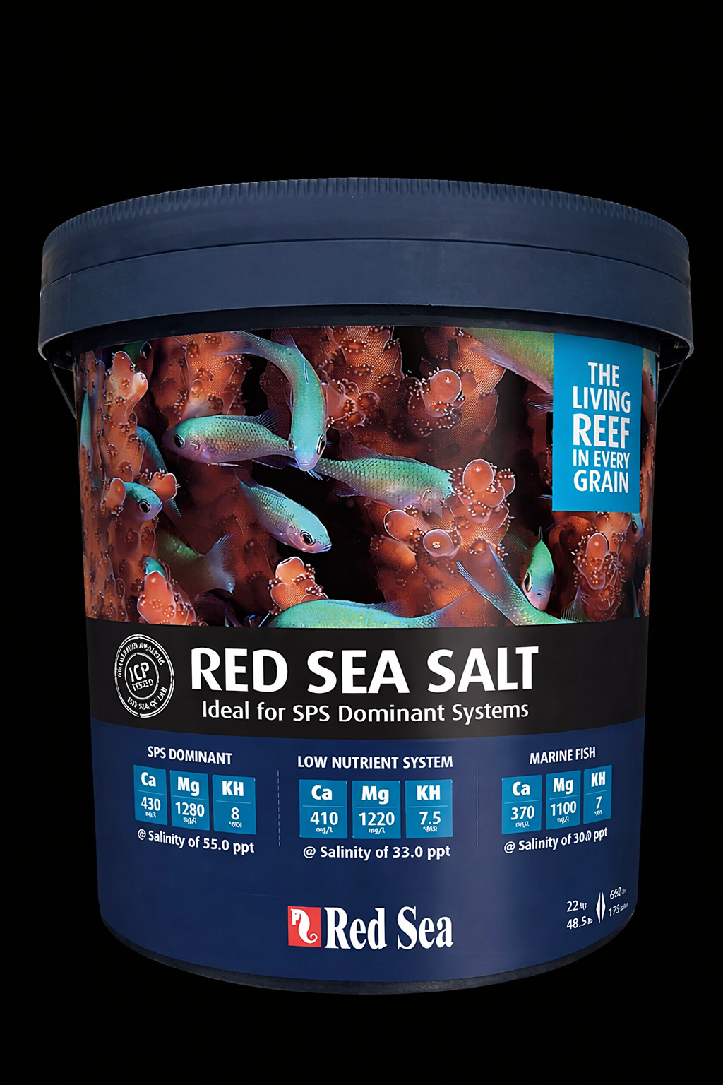 Red Sea sea salt 175 gallon Bucket - Concept Aquariums Calgary